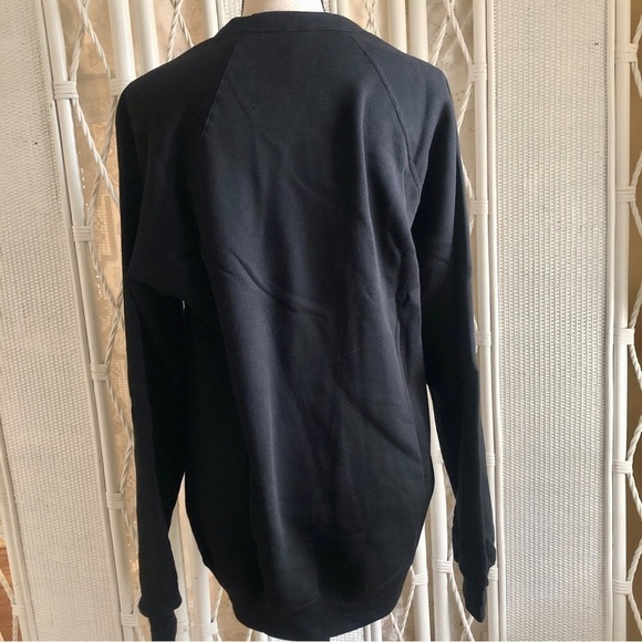 Bella Canvas Robinhood Logo Sweatshirt Black Men's Unisex size Large NWT - Picture 8 of 14